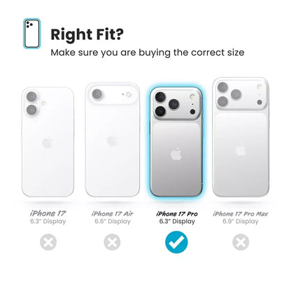 Speck Presidio Perfect-Clear - Dėklas iPhone 17 Pro (Skaidrus)