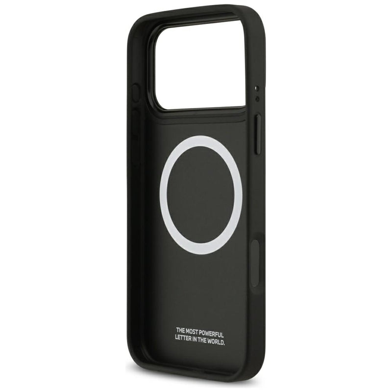 BMW M Carbon Line & Logo MagSafe - dėklas iPhone 17 Pro Max (raudonas)