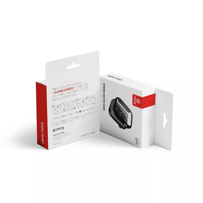 Crong Hybrid laikrodžio dėklas - dėklas su stiklu, skirtas Apple Watch 45 mm (Starlight)