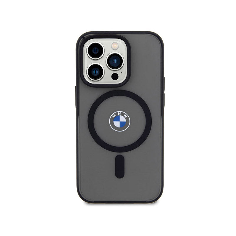 BMW Signature MagSafe – dėklas, skirtas iPhone 14 Pro (juodas)