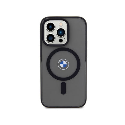 BMW Signature MagSafe – dėklas, skirtas iPhone 14 Pro (juodas)