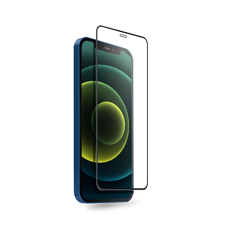 Crong Antibakterinis 3D Armor Glass – 9H grūdintas stiklas visam iPhone 12 Mini ekranui + montavimo rėmelis