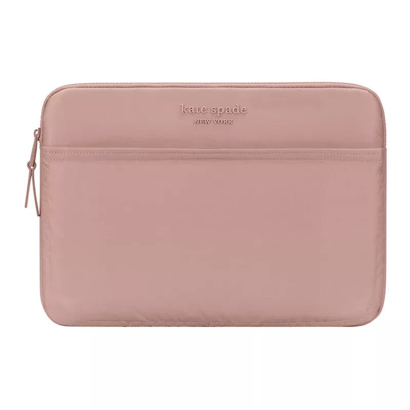 Kate Spade New York pūsto audinio dėklas – MacBook Pro 14" / Nešiojamojo kompiuterio 14" dėklas (Madison Rouge Nailonas)