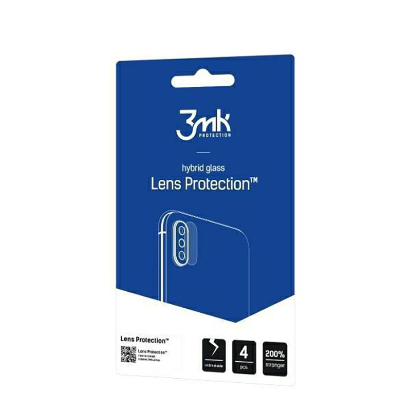 3mk Lens Protection – Kameros objektyvo stiklas, skirtas Motorola Edge 50 Ultra (4 rinkiniai)