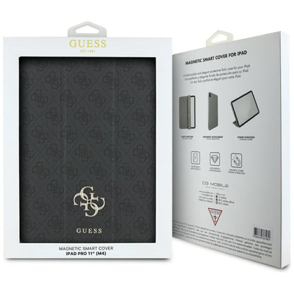 Guess Magnetic 4G Big Logo – dėklas iPad Pro 11" M4 (2024) (juodas)