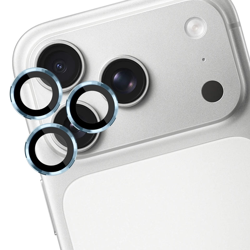3mk Apsauga objektyvui Pro - Grūdintas stiklas kamerai skirta iPhone 17 Pro / iPhone 17 Pro Max (Vandenyno mėlyna)