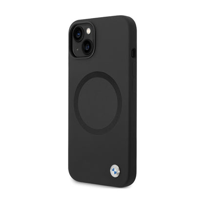 BMW Signature Liquid Silicone MagSafe – dėklas, skirtas „iPhone 14“ (juodas)