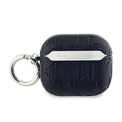 Karl Lagerfeld Monogram Choupette galva - AirPods 3 dėklas (juodas)