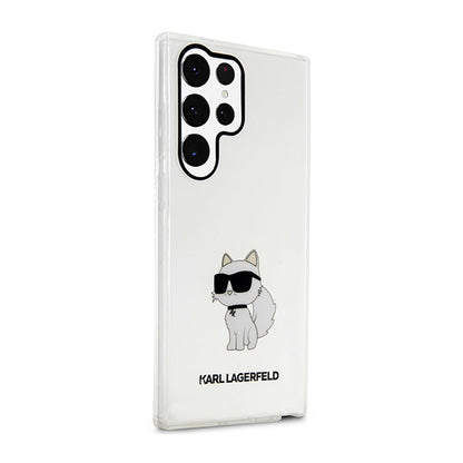 Karl Lagerfeld IML NFT Choupette - dėklas Samsung Galaxy S23 Ultra (skaidrus)