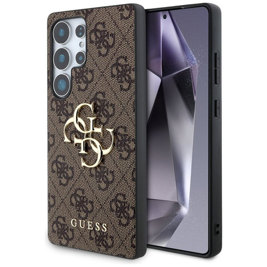 Guess Big 4G Logo Classic Logo - dėklas skirtas Samsung Galaxy S25 Ultra (rudas)