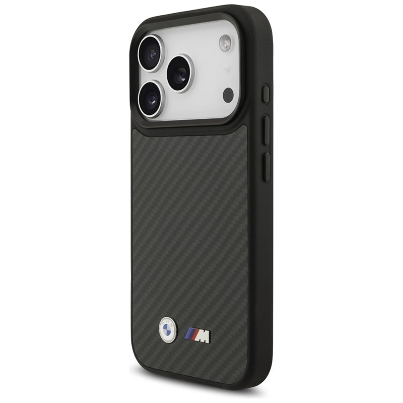 BMW M Kevlar Matinis MagSafe dėklas – iPhone 17 Pro (Juodas)