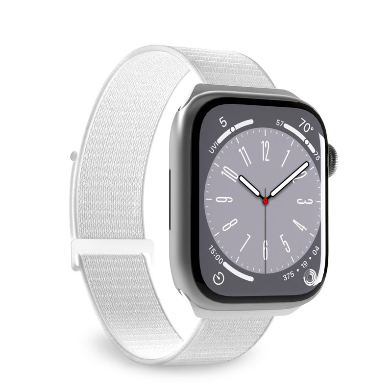 PURO Nylon Sport – „Apple Watch“ apyrankė 38/40/41/42 mm (balta)