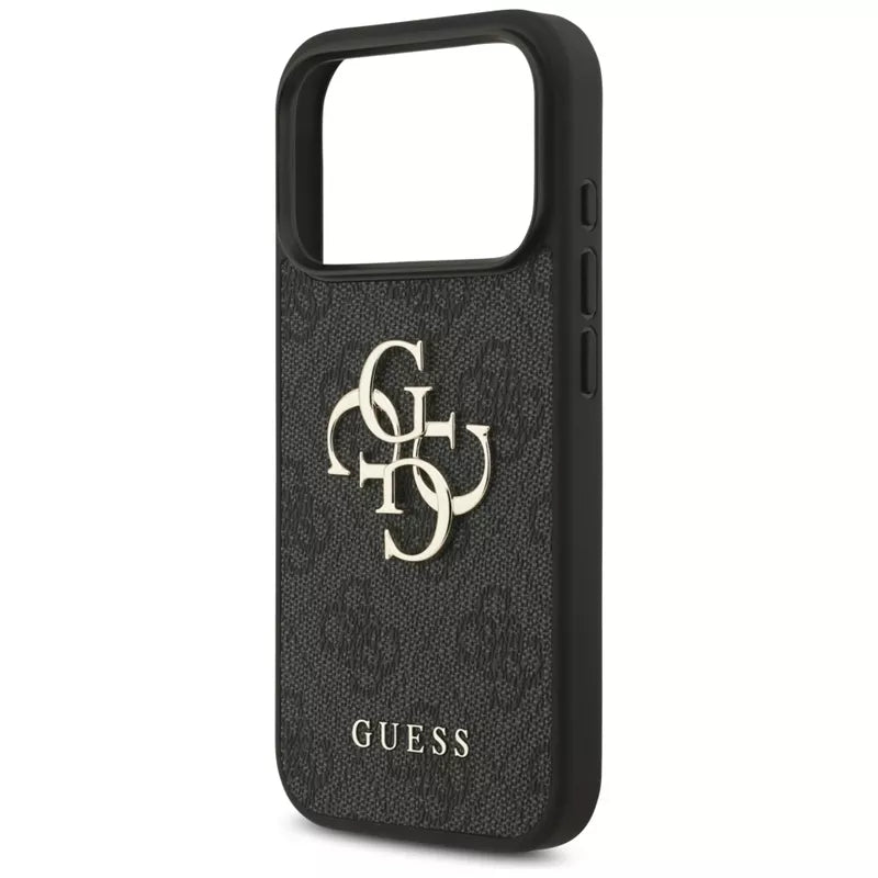 Guess 4G Big Logo - Dėklas iPhone 17 Pro (juodas)