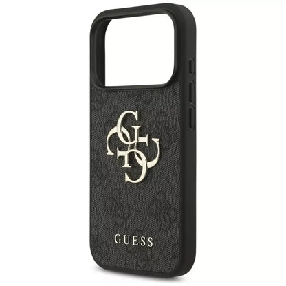 Guess 4G Big Logo - Dėklas iPhone 17 Pro (juodas)