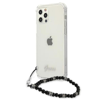 Guess Black Pearl Strap - iPhone 12 Pro Max dėklas (skaidrus)