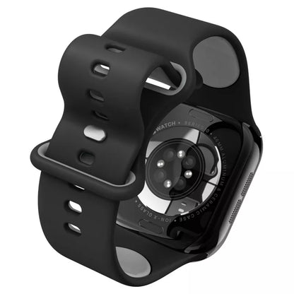 Spigen Nano Pop - Dirželis Apple Watch 44/45/46/49 mm (Juodosios sezamo)