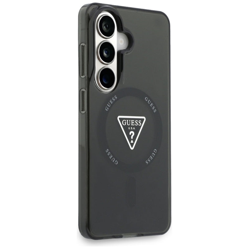 Guess IML Gradient Triangle MagSafe - Samsung Galaxy S26 dėklas (juodas)