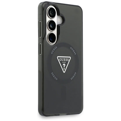 Guess IML Gradient Triangle MagSafe - Samsung Galaxy S26 dėklas (juodas)