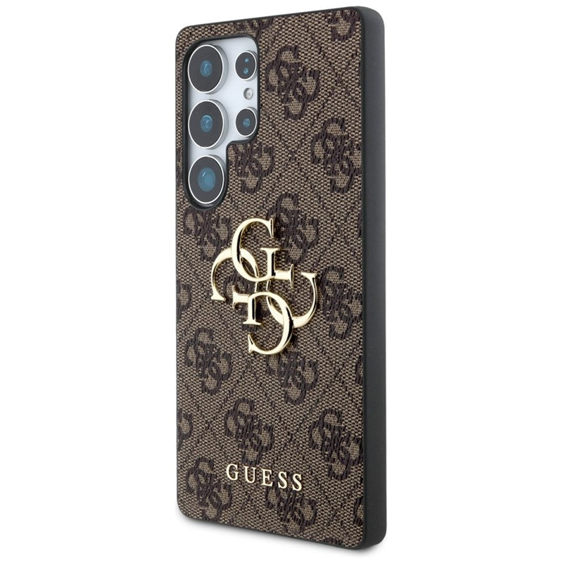 Guess Big 4G Logo Classic Logo - dėklas skirtas Samsung Galaxy S25 Ultra (rudas)