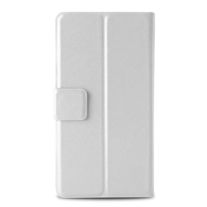 PURO Uniwallet Bi-Color - Universalus 360° pasukamas dėklas su kortelių lizdais, XXL dydis (baltas)