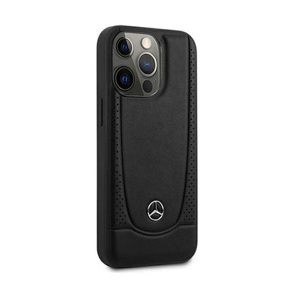Mercedes Leather Urban Line – dėklas skirtas iPhone 15 Pro Max (juodas)