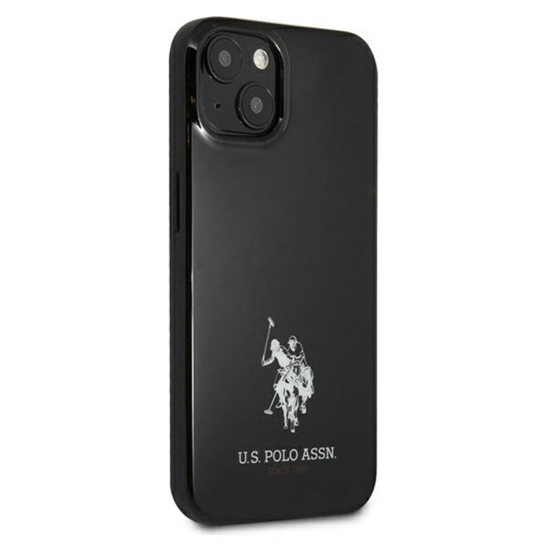 US Polo Assn Horses Logo - „iPhone 13 Mini“ dėklas (juodas)