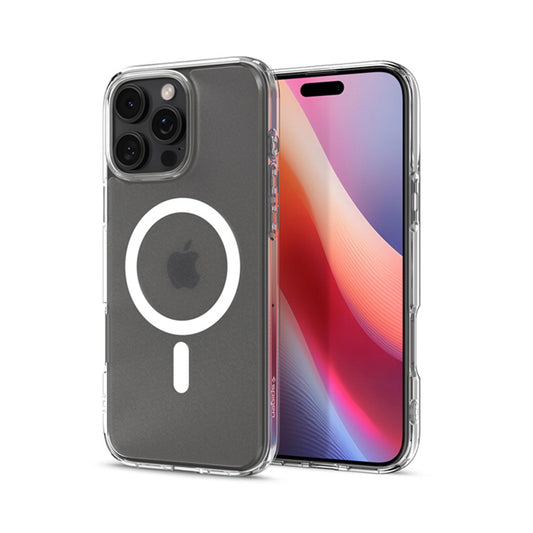 Spigen Ultra Hybrid Mag MagSafe – dėklas iPhone 16 Pro (Frost Clear)
