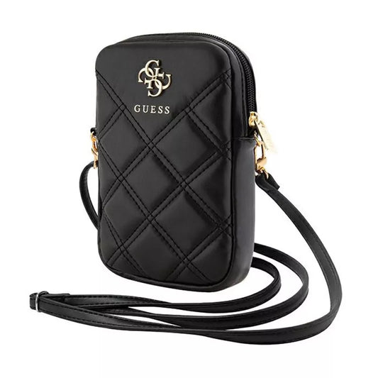 Guess Zip Quilted 4G – Rankinukas telefonui (juodas)