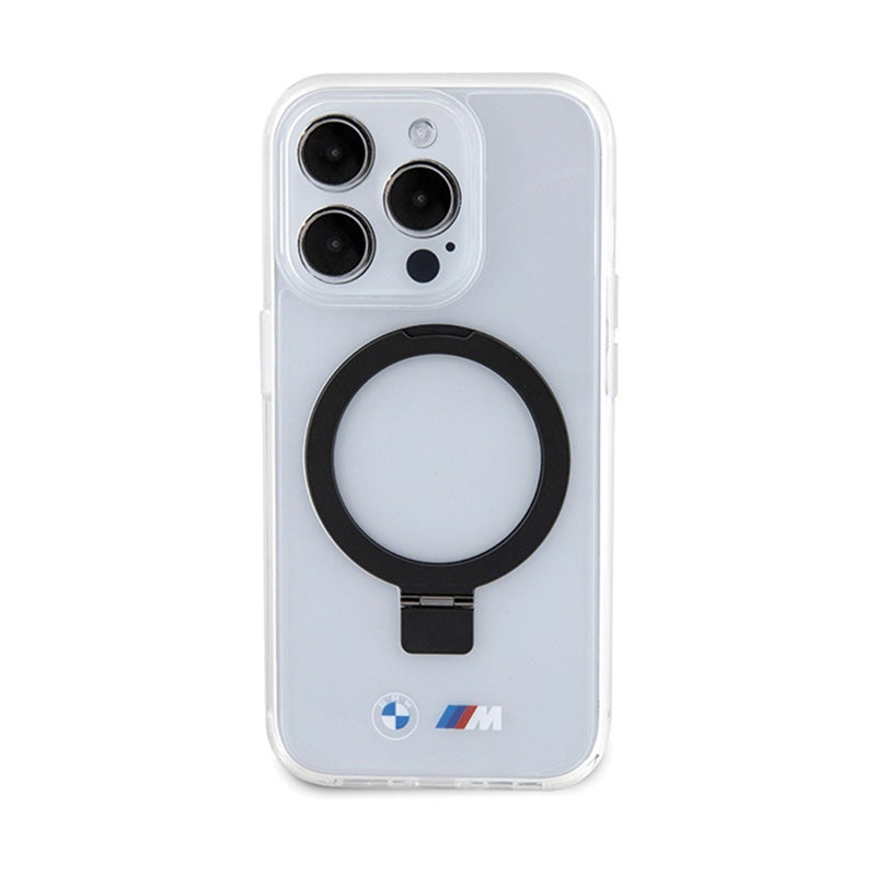 BMW žiedo stovas M kolekcija MagSafe – dėklas, skirtas iPhone 15 Pro (skaidrus)