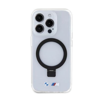BMW žiedo stovas M kolekcija MagSafe – dėklas, skirtas iPhone 15 Pro (skaidrus)