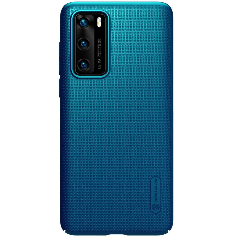 Nillkin Super Frosted Shield - dėklas Huawei P40 (Peacock Blue)