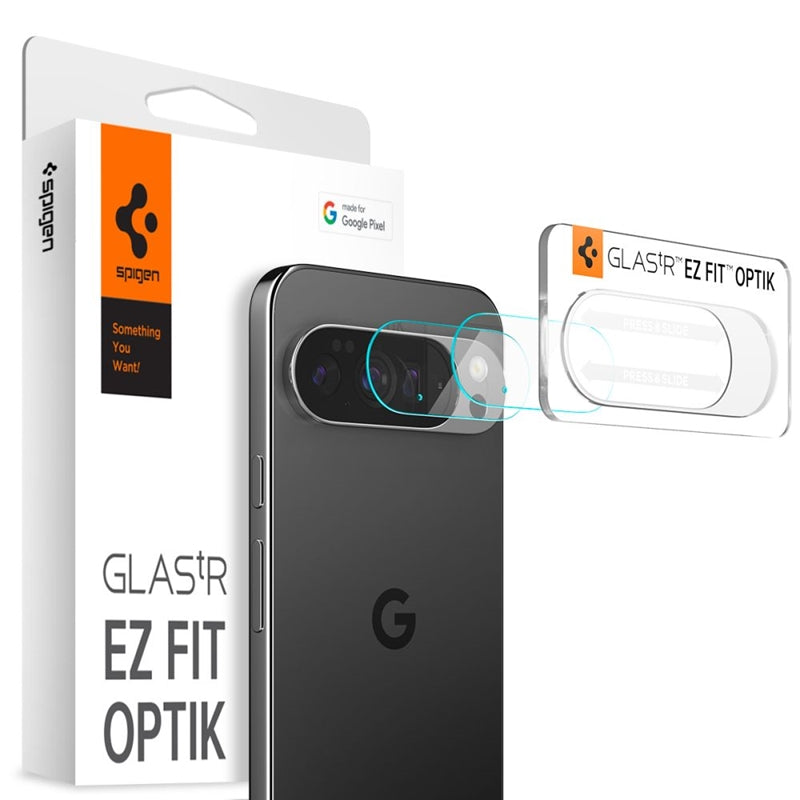 Spigen Optik GLAS.TR Kameros apsauga 2 vnt. - Objektyvo apsauga skirta Google Pixel 10 Pro XL (Skaidri)