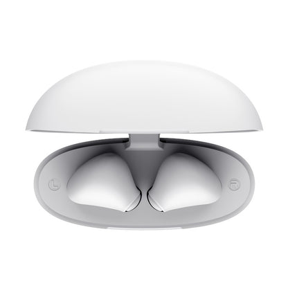 Trust Yavi – Bela bevielės ausinės „Bluetooth TWS“ su įkrovimo dėklu ir ENC