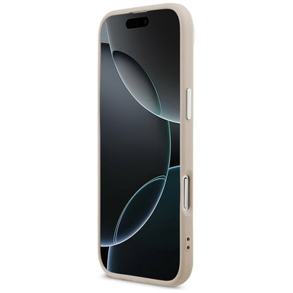Karl Lagerfeld Dėklas iPhone Air su Karl & Choupette sagėmis, MagSafe (rožinis)