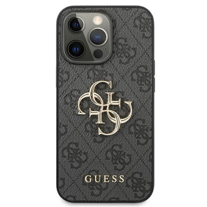 Guess 4G Big Metal Logo - dėklas skirtas iPhone 13 Pro Max (pilkas)