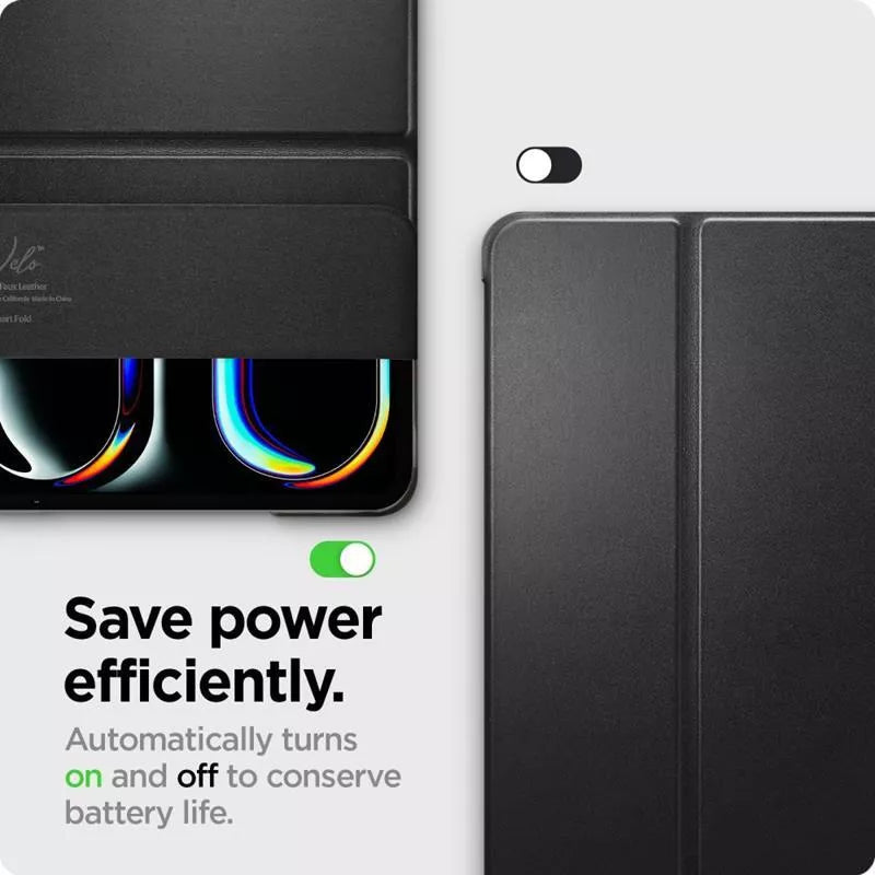 Spigen Smart Fold – dėklas, skirtas iPad Pro 11 colių (M4, 2024) (juodas)