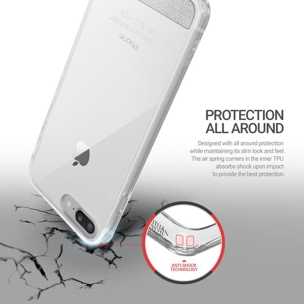 Obliq Naked Shield – Dėklas, skirtas „iPhone 7 Plus“ (skaidrus)
