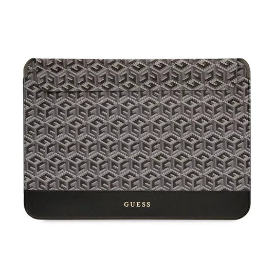 Guess GCube Stripes kompiuterio dėklas – 16 colių nešiojamojo kompiuterio dėklas (juodas)