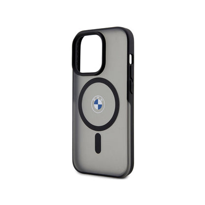 BMW Signature MagSafe – dėklas, skirtas iPhone 14 Pro (juodas)