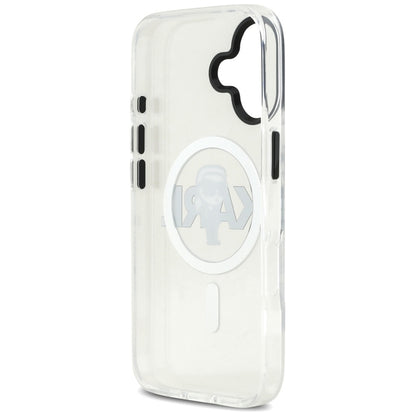 Karl Lagerfeld IML Karl Sketch Logo MagSafe - dėklas iPhone 17 (Skaidrus)