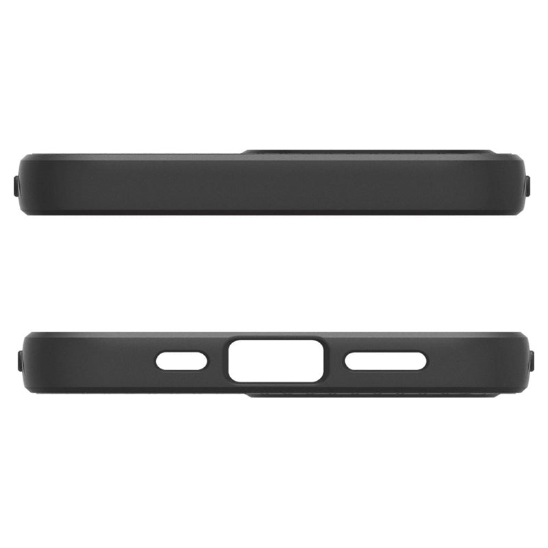 Spigen Liquid Air dėklas iPhone 17e / 16e (Matinis juodas)
