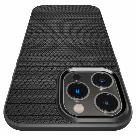 Spigen Liquid Air – dėklas, skirtas „iPhone 14 Pro“ (juodas)