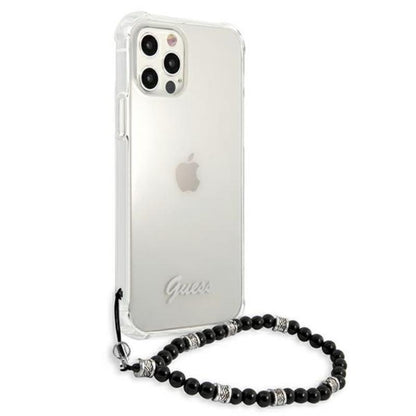 Guess Black Pearl Strap - iPhone 12 Pro Max dėklas (skaidrus)