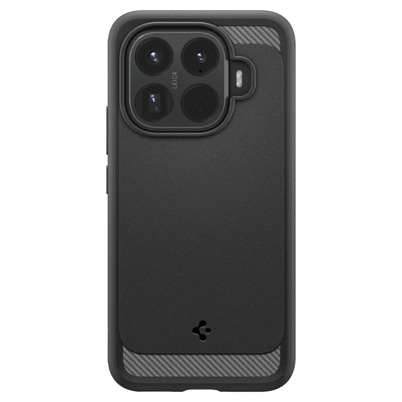 Spigen Rugged Armor - dėklas Xiaomi 15T Pro (Matinis juodas)