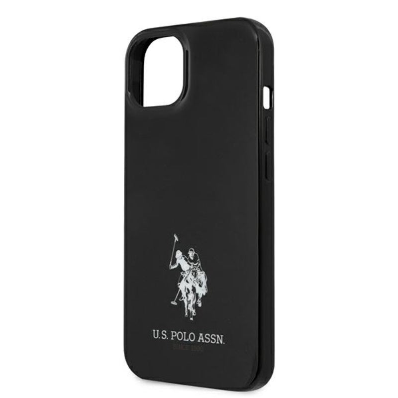 US Polo Assn Horses Logo - „iPhone 13 Mini“ dėklas (juodas)