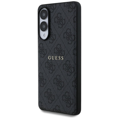 Guess 4G Ring Classic Logo MagSafe - Dėklas Samsung Galaxy S25 Edge (juodas)
