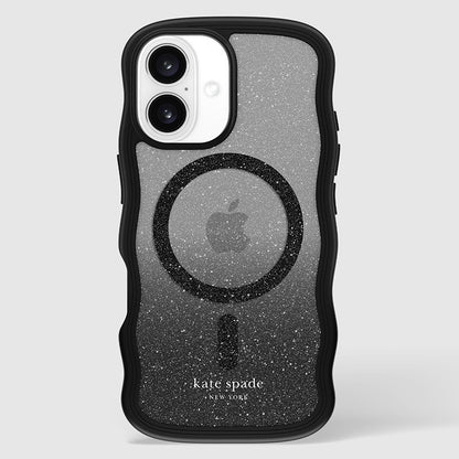 Kate Spade New York Wavy MagSafe – dėklas iPhone 16 (Nightfall)