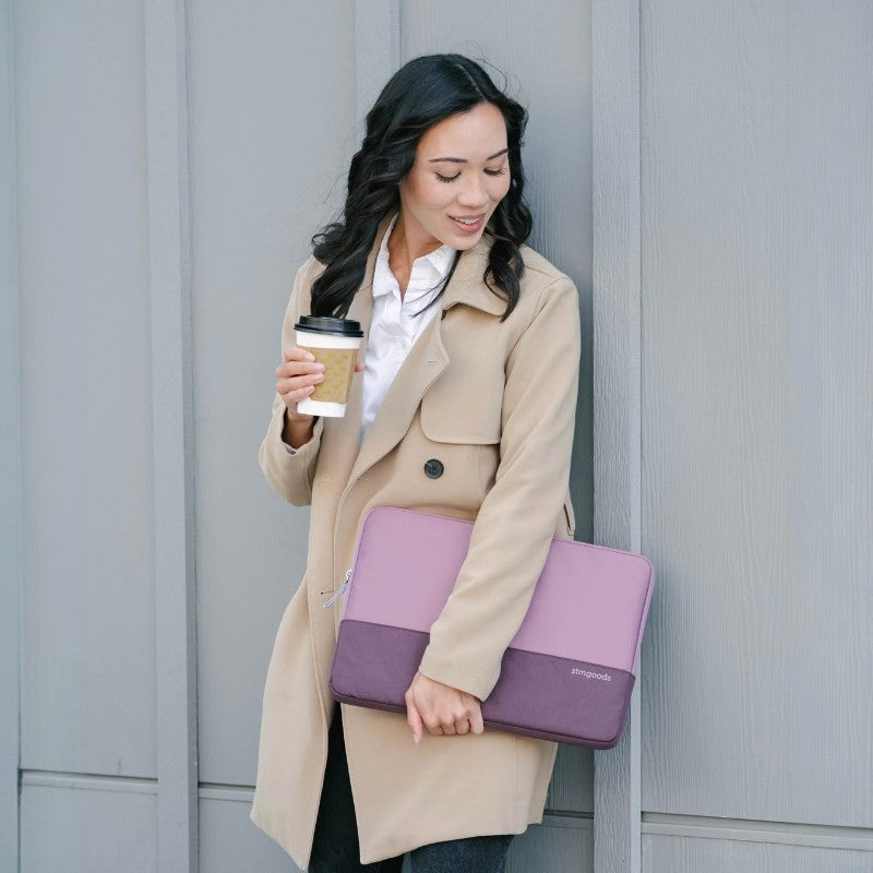 STM Origin nešiojamojo kompiuterio rankovė / dėklas – skirtas MacBook Pro 14" / 14” / 13” nešiojamiesiems kompiuteriams (juodos skalūno spalvos)