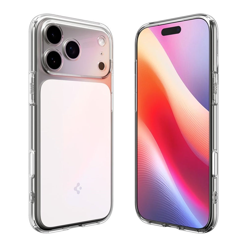 Spigen Ultra Hybrid T Mag MagSafe - Dėklas, skirtas iPhone 17 Pro Max (Skaidrus/Baltas)