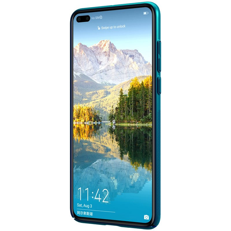 Nillkin Super Frosted Shield - dėklas Huawei P40 (Peacock Blue)